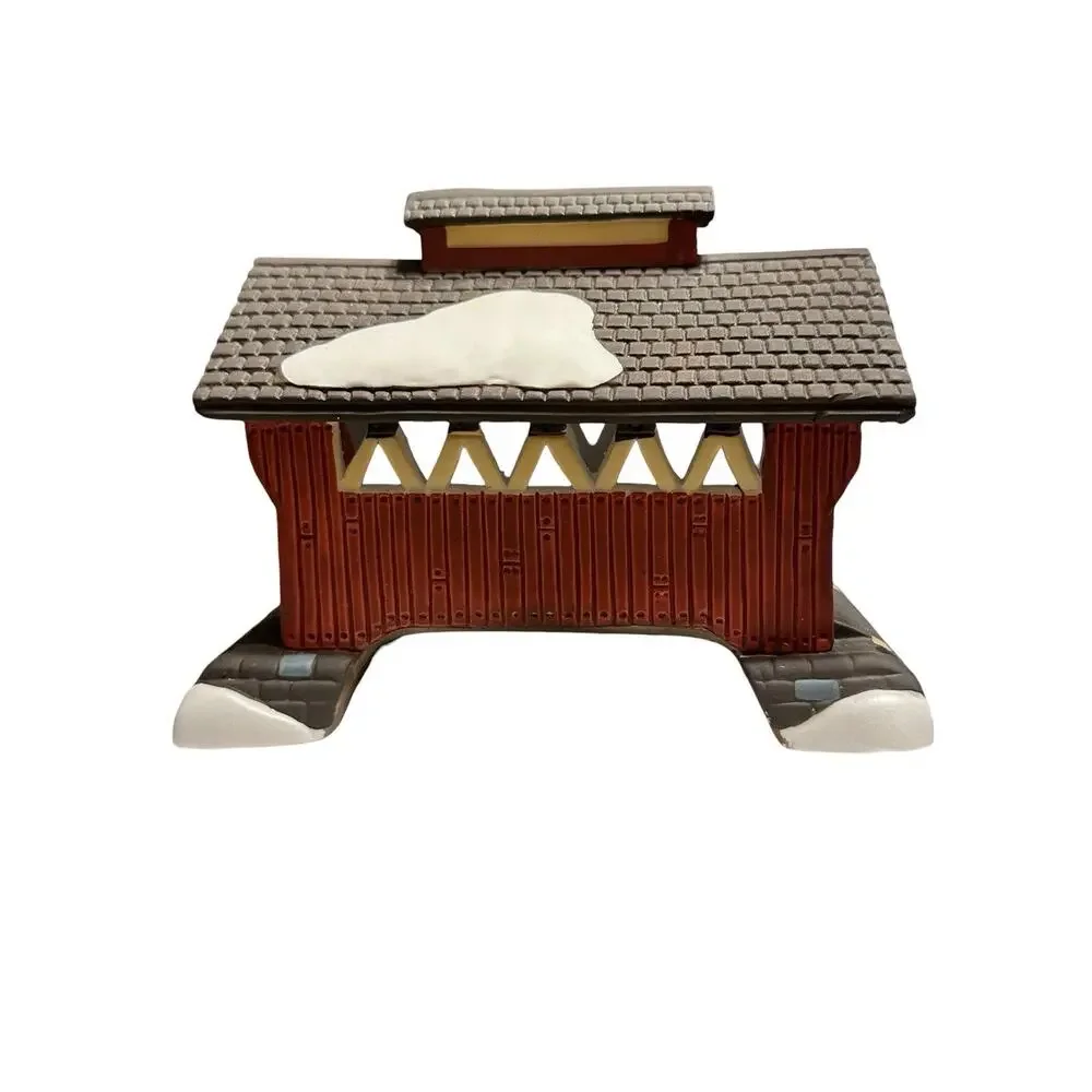 VTG 1994 Dept 56 Heritage Village Collection “Red Covered Bridge” Retired